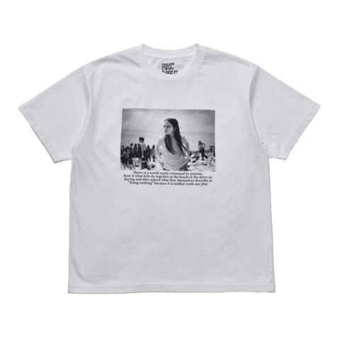 "Priscilla 1969" Crewneck Short Sleeve T-shirts （WHT） プリント Tシャツ （ホワイト）｜26MND-STL001