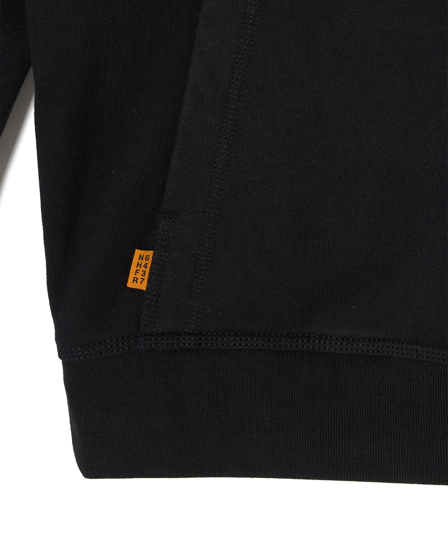 HOODIE SWEATSHIRT (BLACK) -  フーディー スウェット （ブラック） 1242-CS02-022