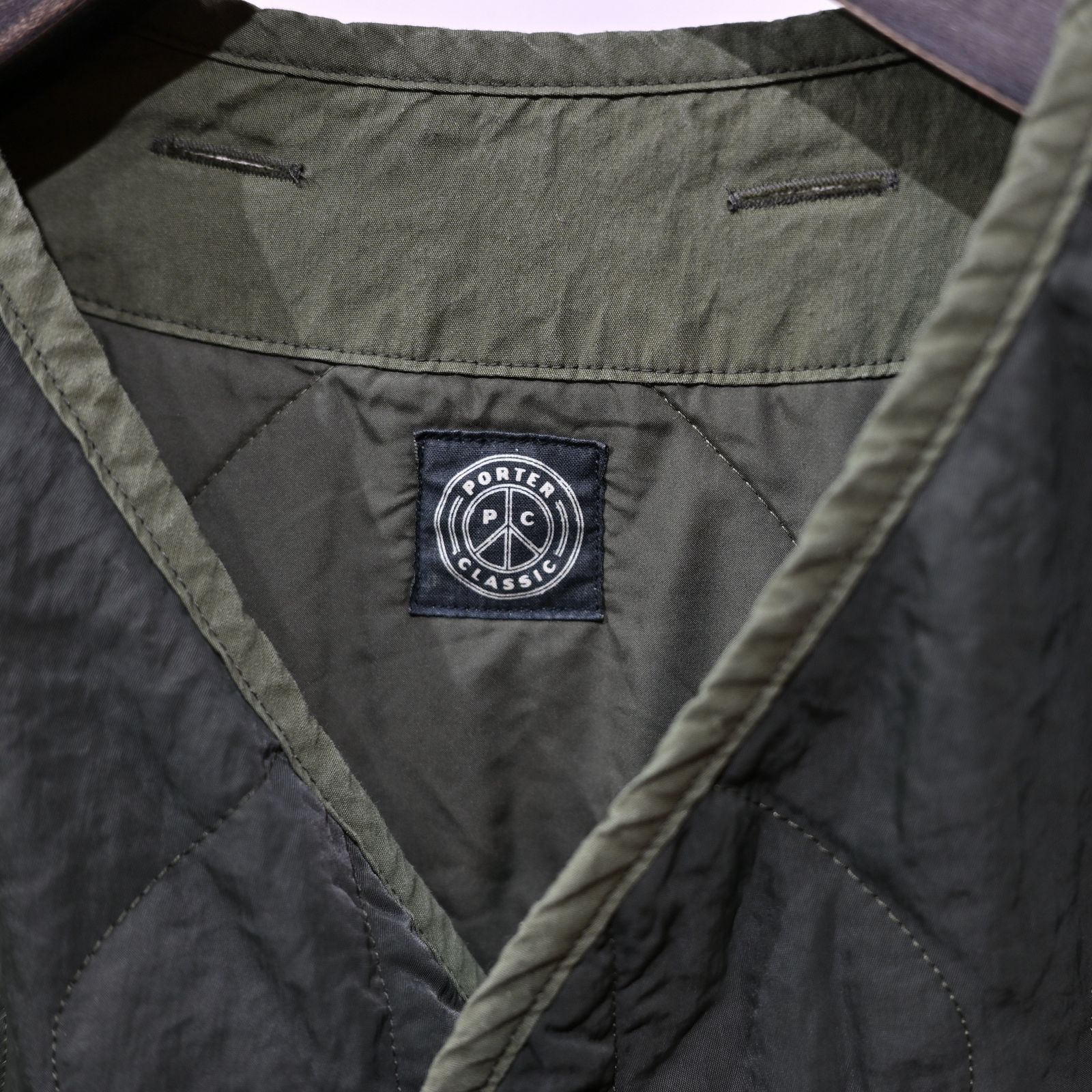 SUPER NYLON MILITARY LINER (OLIVE)|スーパーナイロン ミリタリー ライナー ジャケット (オリーブ) PC-015-2014-52