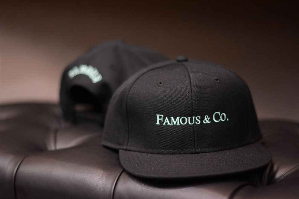 あのアーティストが着用で話題!! FAMOUS＆Co. キャップ限定再入荷♪