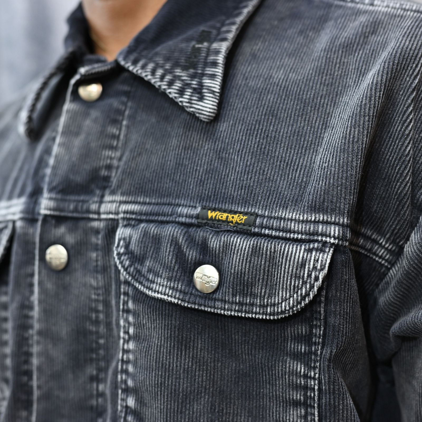 × Wrangler SHIRT （BLACK）｜× ラングラー コーデュロイシャツ｜6252-WR01