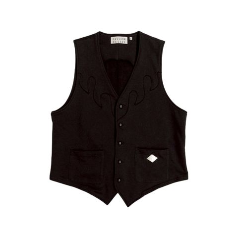 COTTON WESTERN SWITCH VEST (BK)｜ウエスタン ベスト｜PD26SJ06