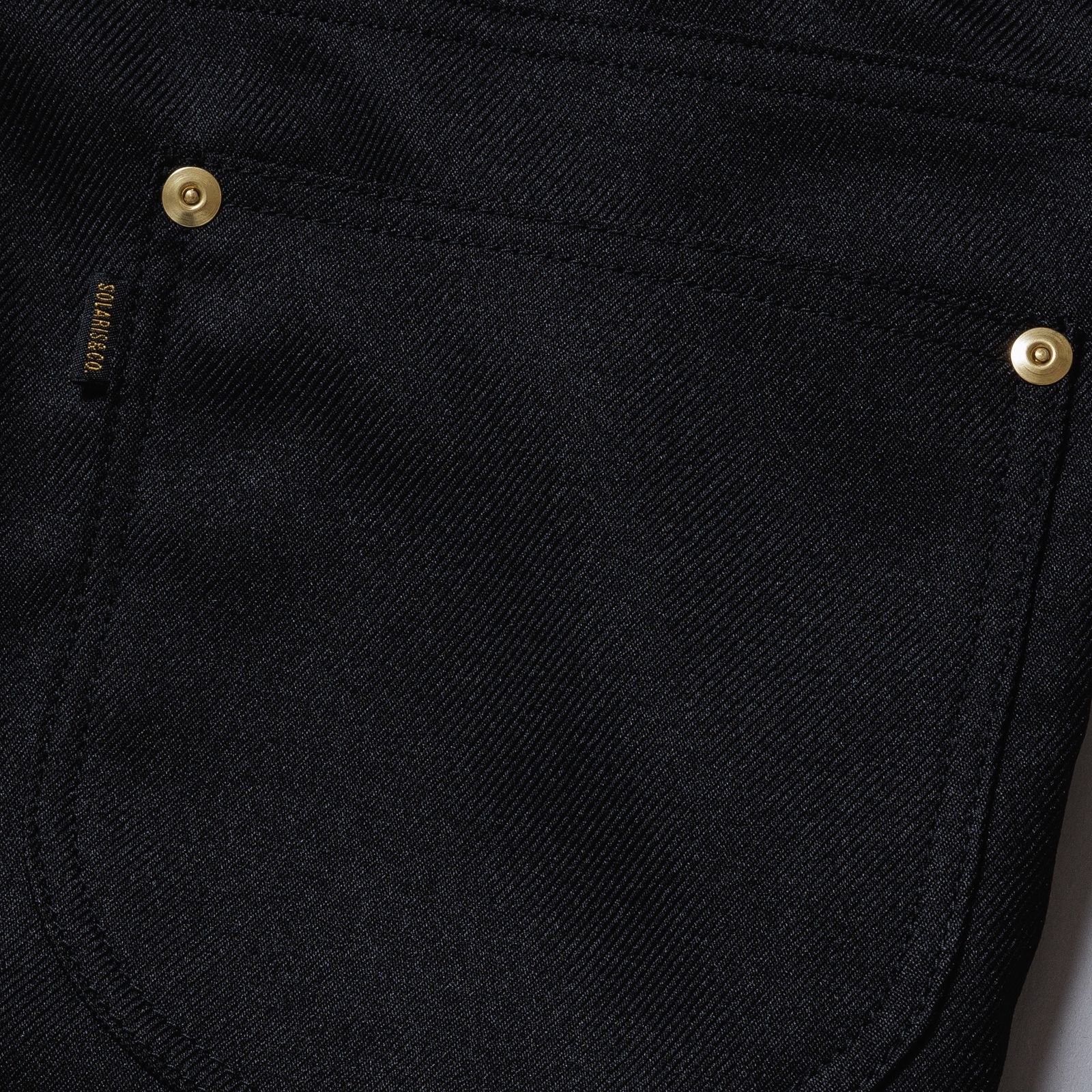 Polyester Flare Pants "B949" (BLACK) / ポリエステル フレアパンツ