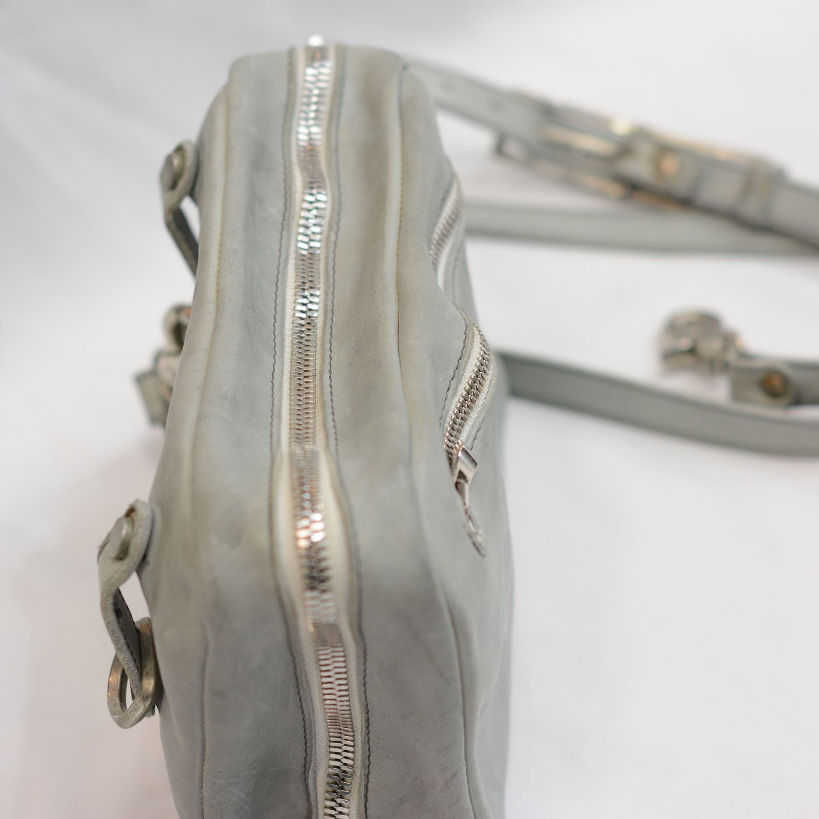 HORSE WHITE LEATHER BAG SQ-2