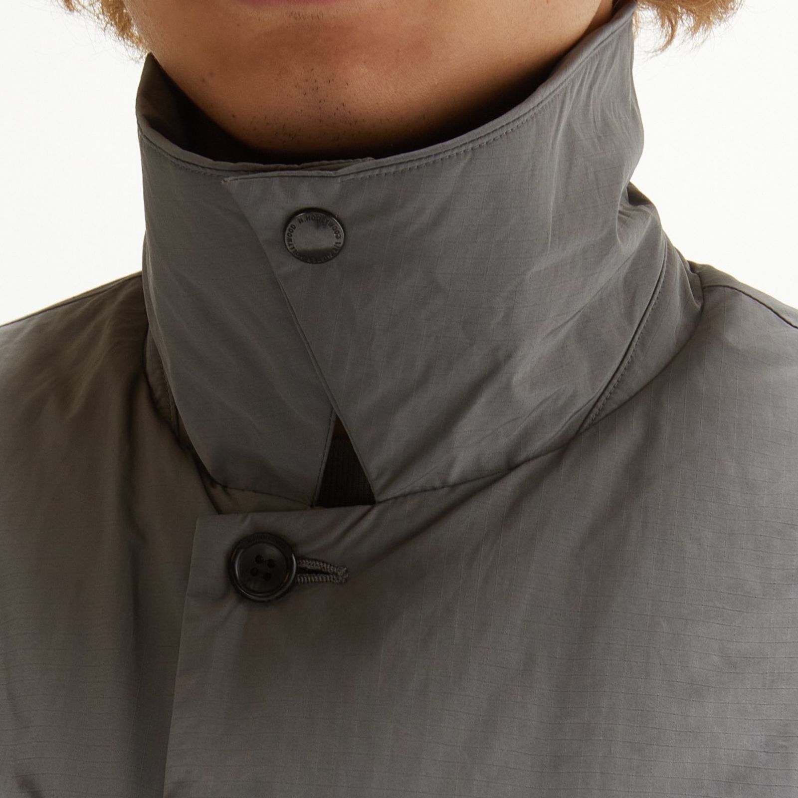 BALMACAAN COAT （GRAY） / ステンカラー コート （グレー）