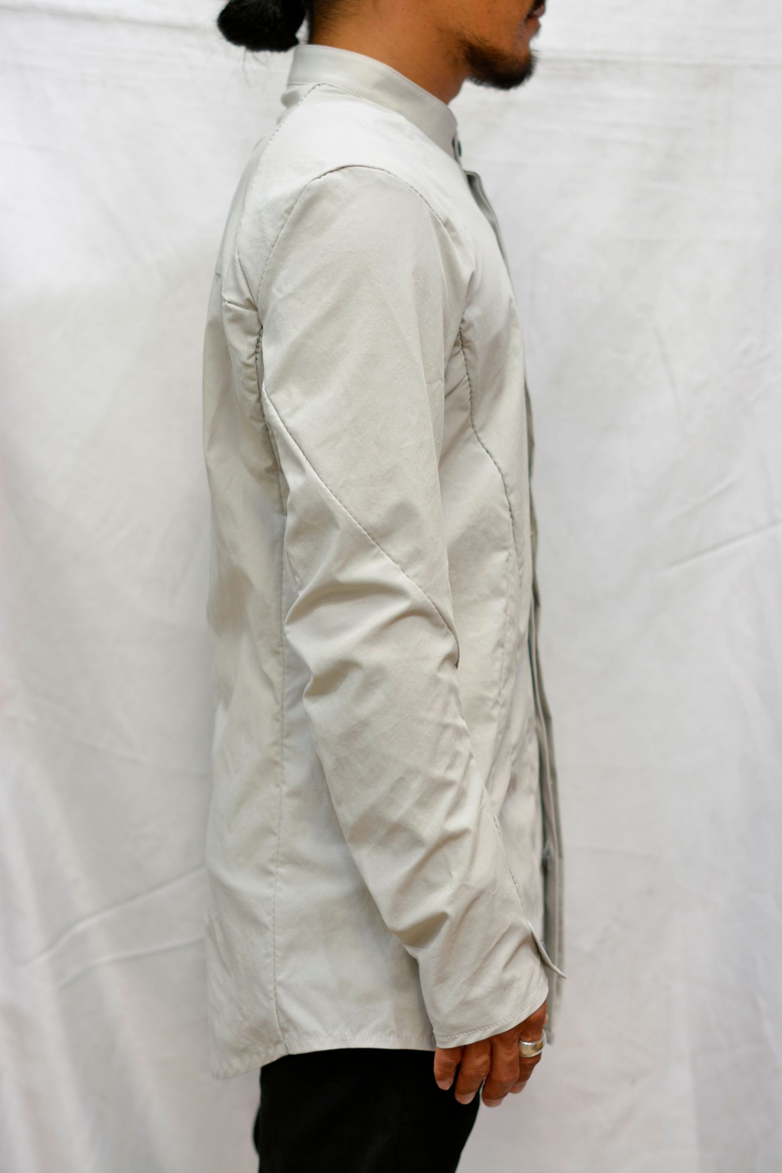 STAND COLLAR SHIRT B/D UNLINED JS-1