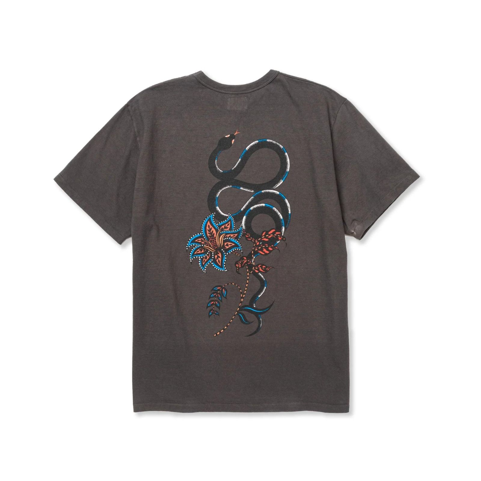 ×MIHO MURAKAMI BINDER NECK SNAKE VINTAGE TEE (CHARCOAL) / × 村上実帆 バインダーネック スネーク ヴィンテージ Tシャツ
