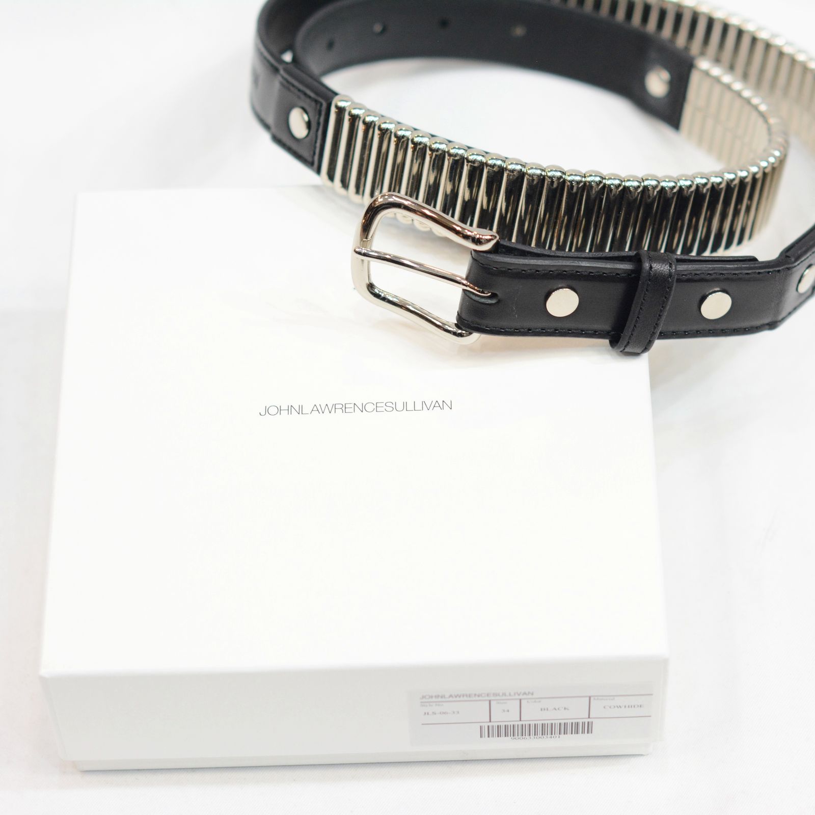 JOHNLAWRENCESULLIVAN - PIN BUCKLE METAL BELT” | chord online store