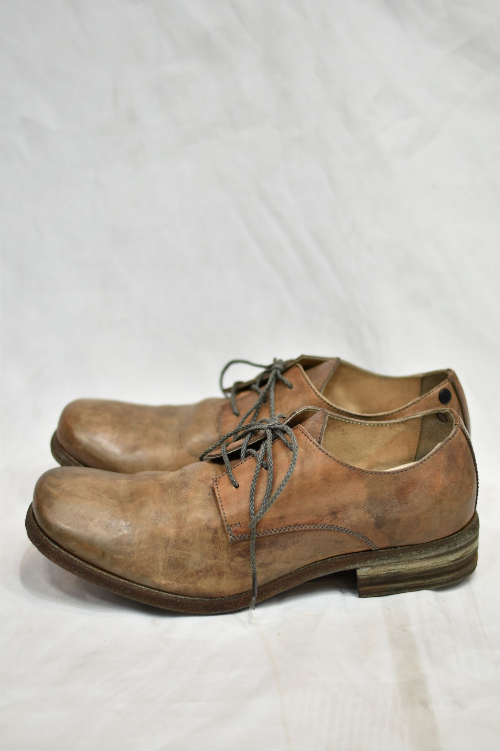 HORSE LEATHER DERBY #2 LINED LEATHER SOLES HAND DYED