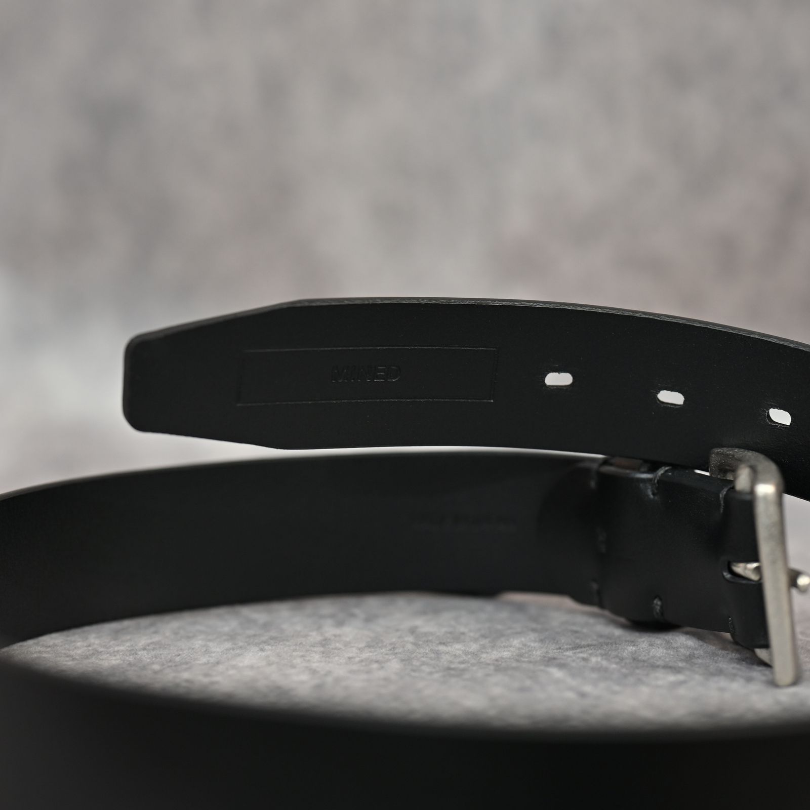 Leather Officer Belt （BLK） / レザー ベルト （ブラック） / LBT-017
