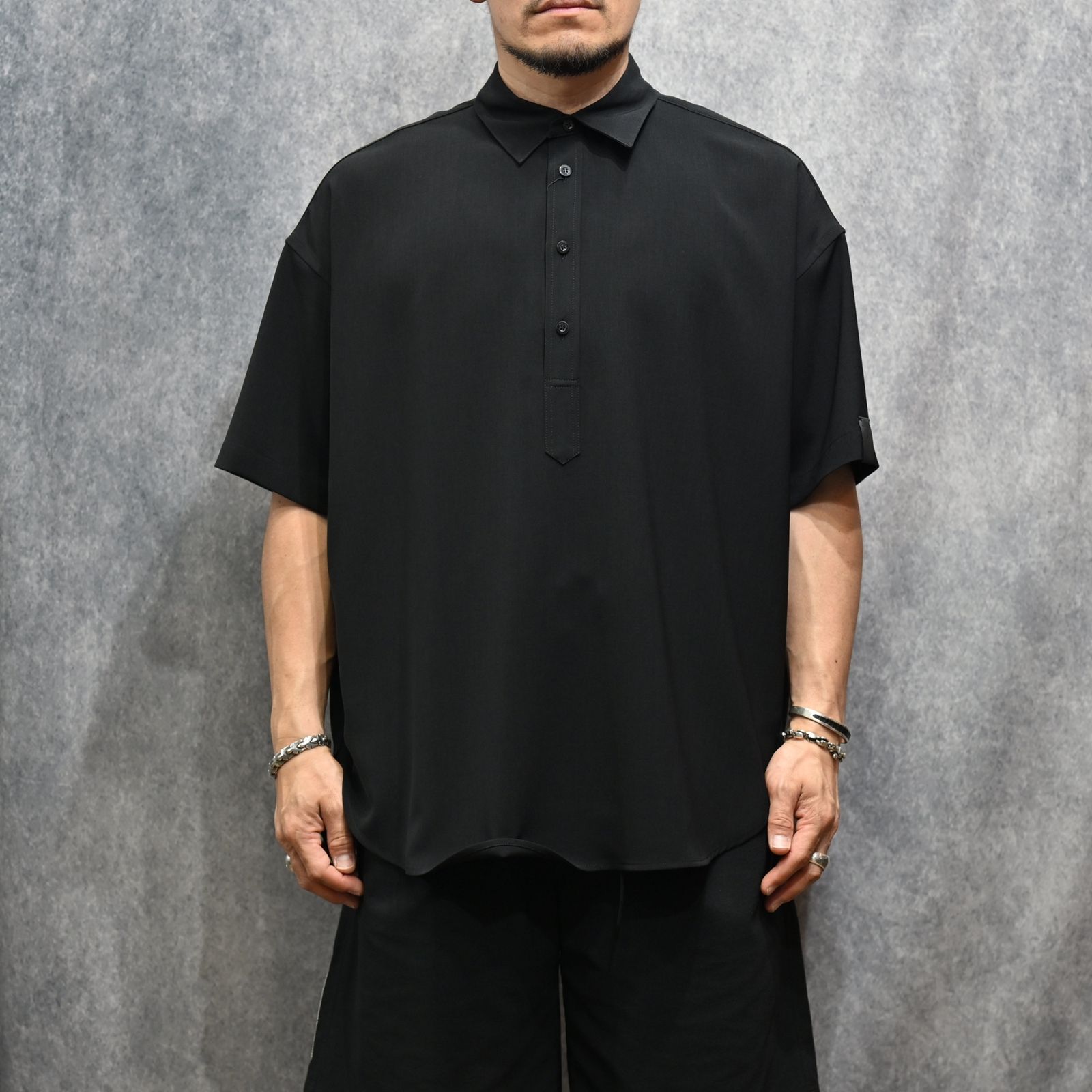 HALF SLEEVE SHIRT （BLACK / ブラック）｜ハーフスリーブ シャツ｜2261-SH54-011