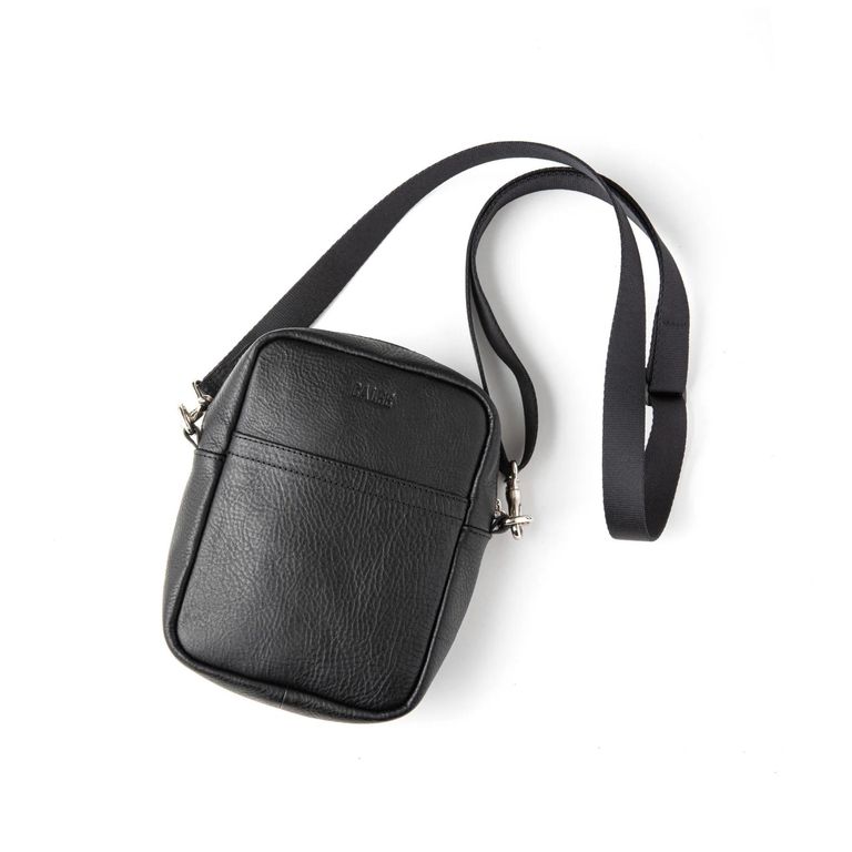 CALEE - STUDS LEATHER SHOULDER POUCH ＜TYPE A＞ (BLACK) / スタッズ