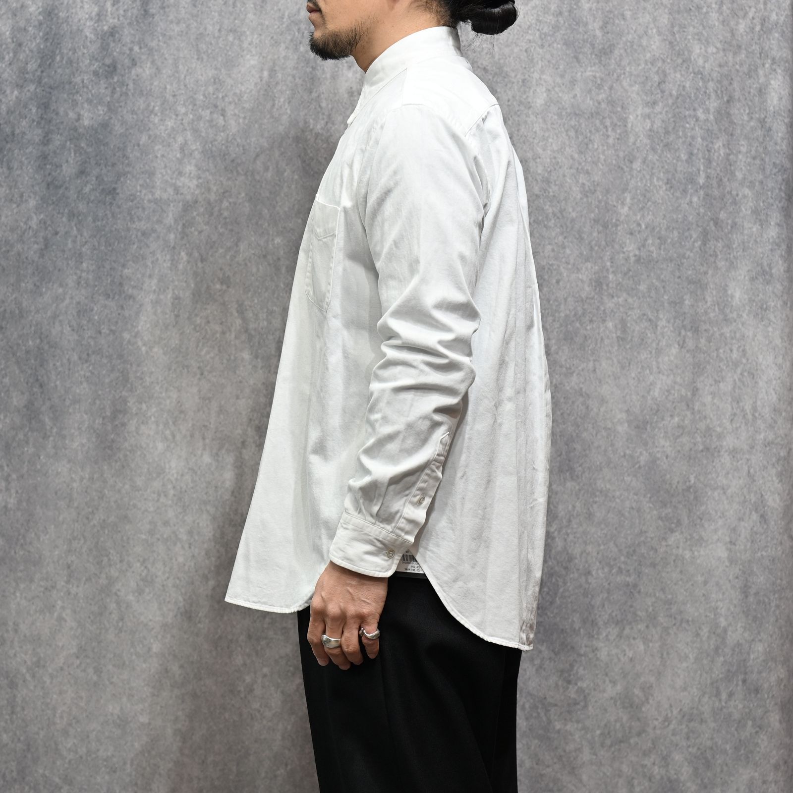 L.Denim BD SH （WHT）｜デニム ボタンダウンシャツ｜2603-5003