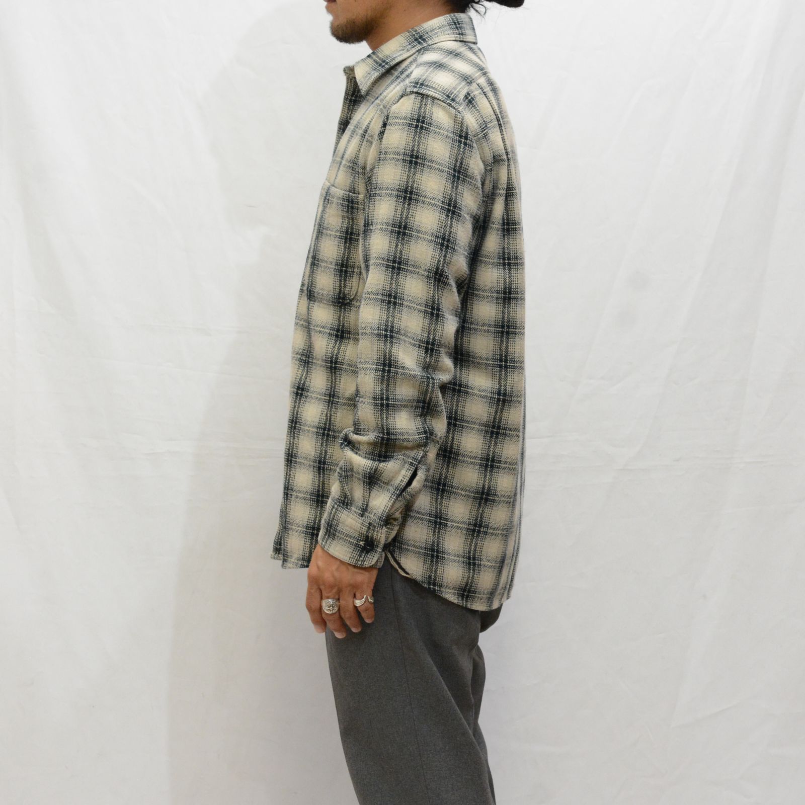 MINEDENIM - V.Check Flannel Work SH | chord online store