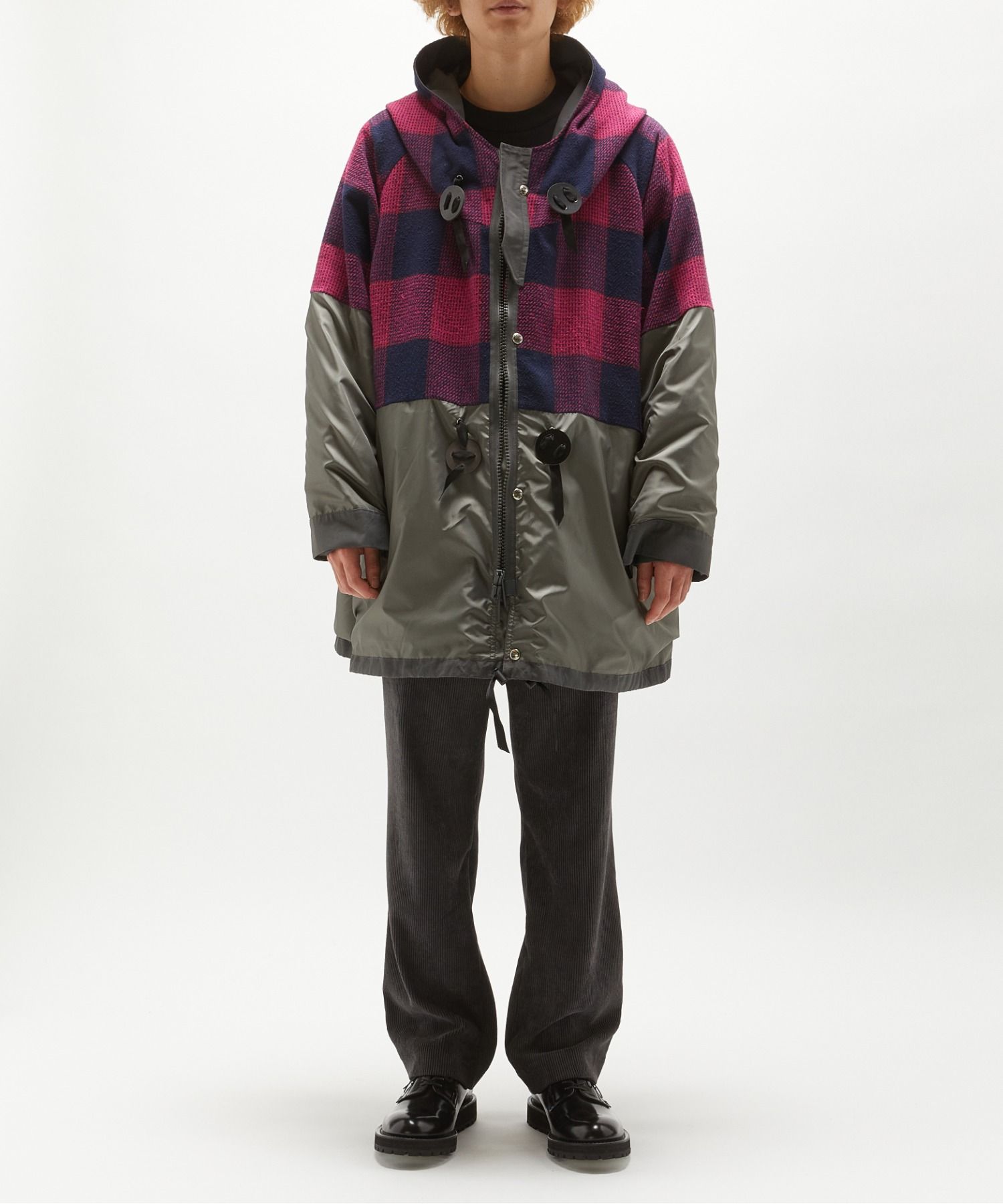 【新品未使用】N.HOOLYWOOD パーカー チャコール 38 Lサイズ相当 PRKBGjRwaeah.jpg?width=768