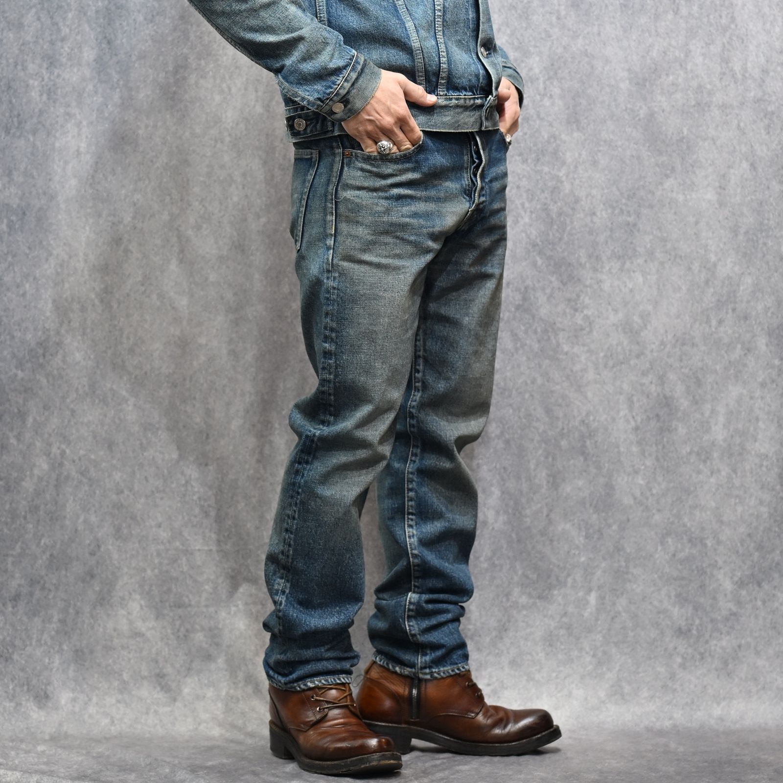 C.Straight 5poket pants （USD）｜デニムパンツ｜2603-1003