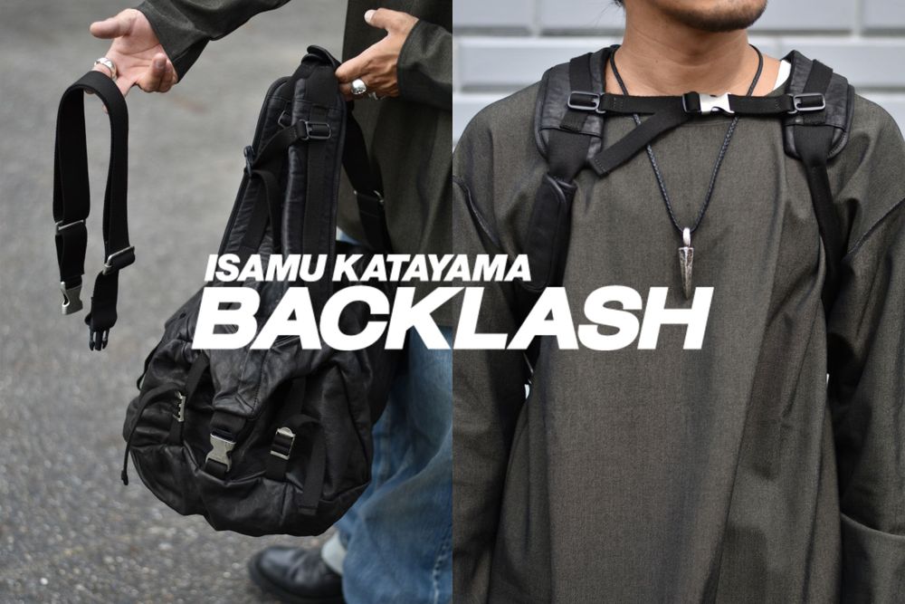 ISAMUKATAYAMA BACKLASH　 【新型3WAY 0.8㎜レザーバッグ】