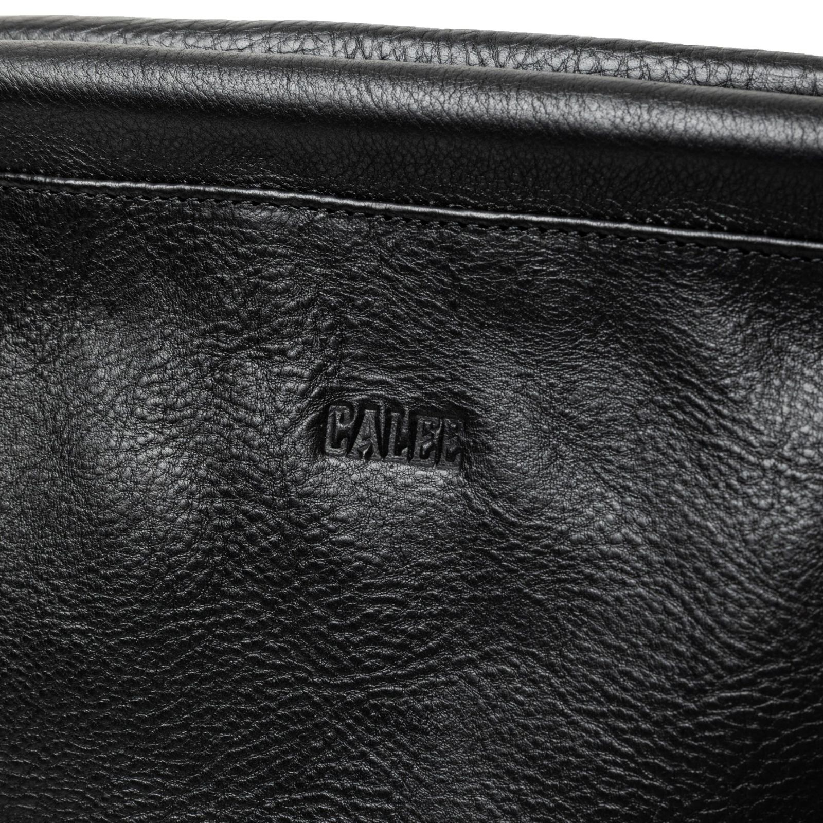 STUDS LEATHER SHOULDER BAG (Black) / スタッズ レザー ショルダーバッグ