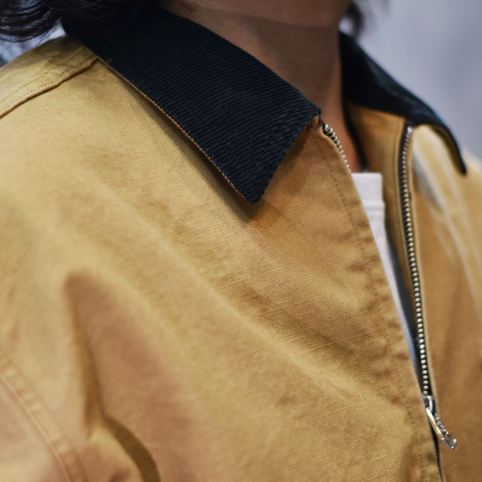 VINTAGE REPRODUCT CORDUROY COLLAR DUCK JACKET (CAMEL)｜襟コーデュロイ ダックジャケット｜CL-25AW016