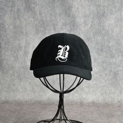 Corduroy Curved Visor Cap "BALLBOY" (BLACK) / コーデュロイ キャップ