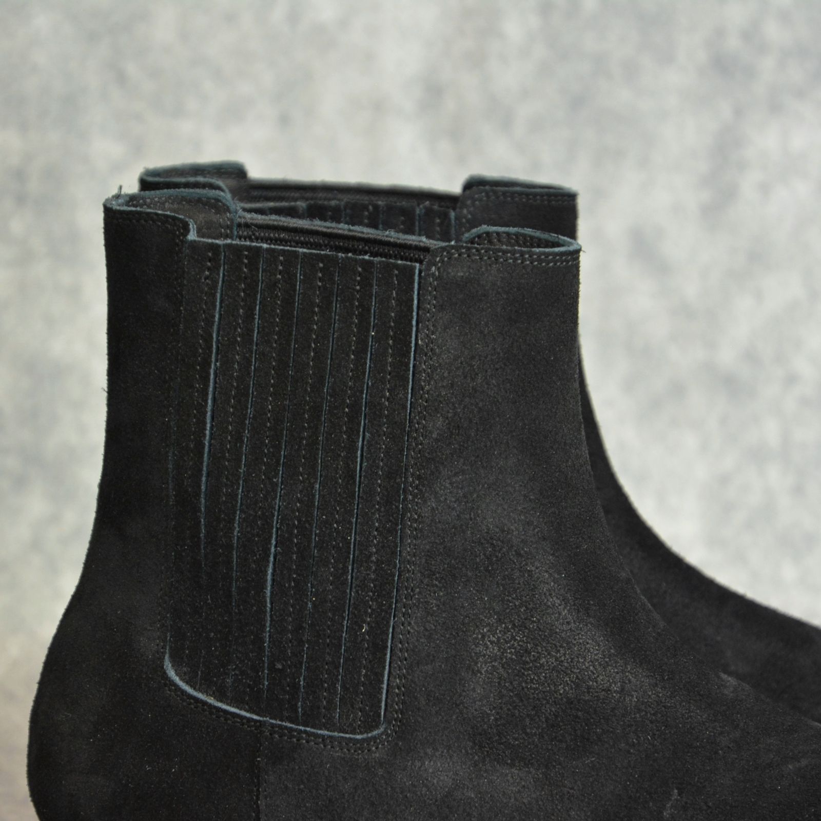 Suede Leather Western Side Gore Boots (BLK)  /  スエード ウエスタン ブーツ （ブラック） MGK-007