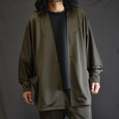 tech jersey dolman sleeve cardigan (OLIVE) / ドルマンスリーブ カーディガン