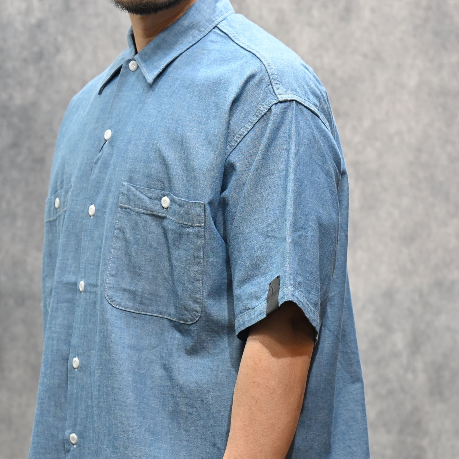 × BIGMAC HALF SLEEVE SHIRT （BLUE / ブルー）｜半袖シャツ｜2261-SH60-027