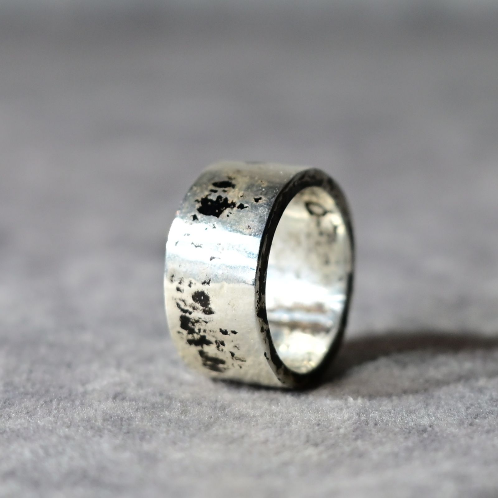 STRAIGHT RING MID （19号）｜ SILVERS 純銀