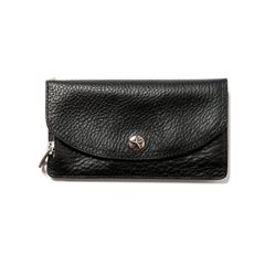 SILVER STAR CONCHO LEATHER LONG WALLET (BLACK) / シルバー スターコンチョ 長財布 ロングウォレット