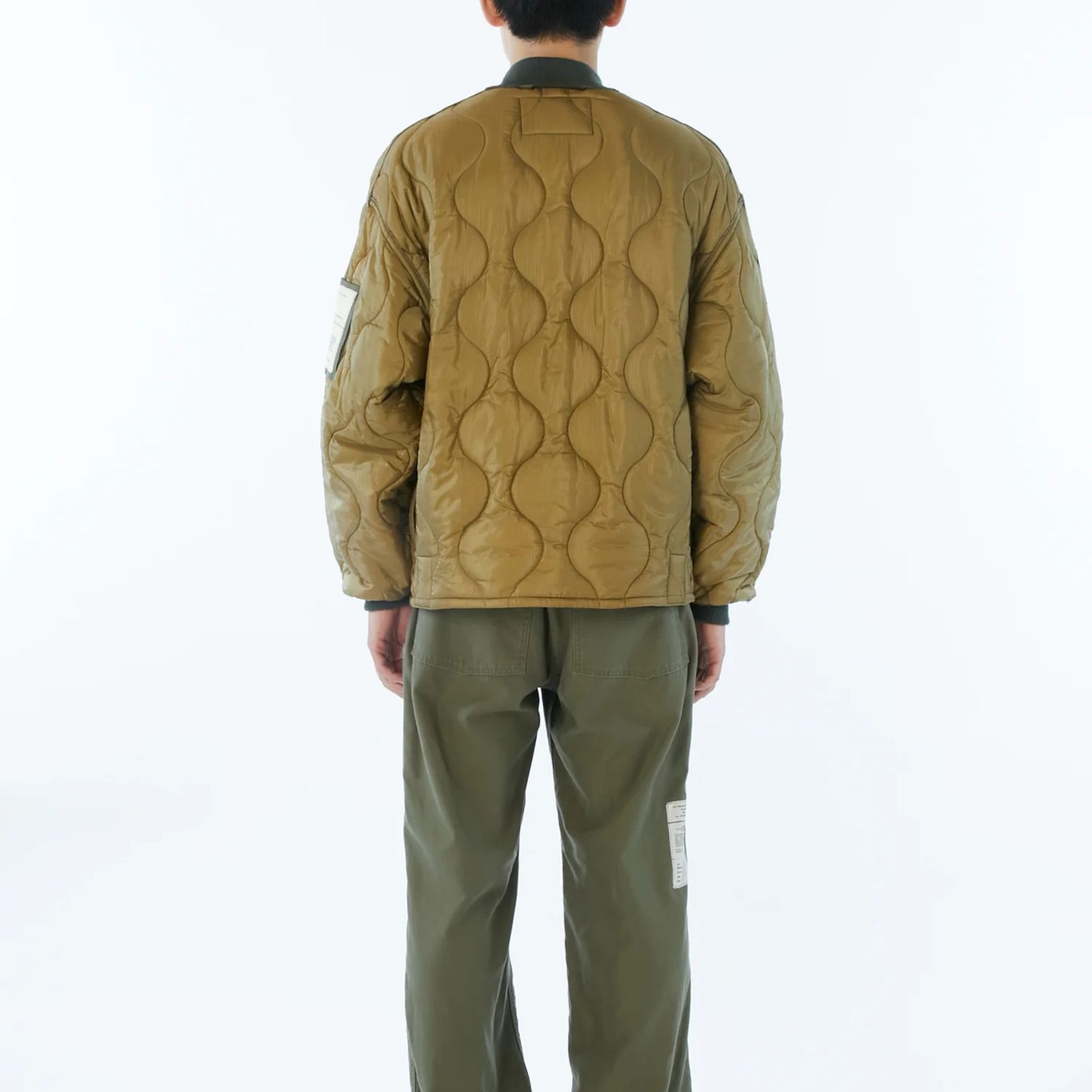 QUILTED JACKET （KHAKI / カーキ） ミリタリーブルゾン｜9262-BL01-003