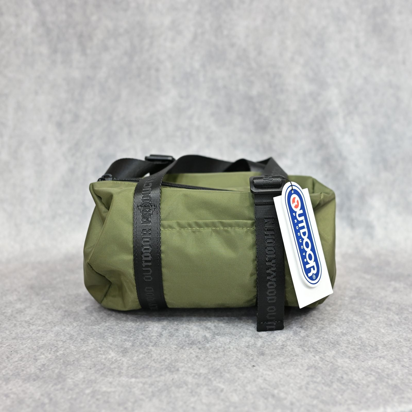 × OUTDOOR PRODUCTS MINI BARREL BAG （KHAKI）｜2252-AC06
