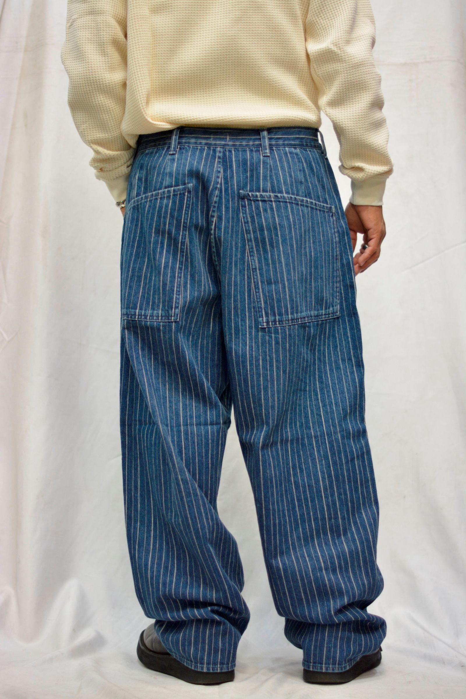 Porter Classic - × DISNEY MICKEY MOUSE STRIPE DENIM PANTS | chord