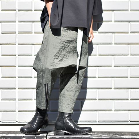 quilting passive pants (KHAKI GRAY) / キルティング パッシブ パンツ