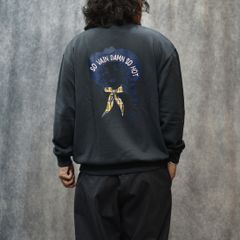 SYNDICATE RETRO WESTERN GIRL CREW NECK SW (CHARCOAL)｜クルーネック スウェット トレーナー｜CL-25AW029