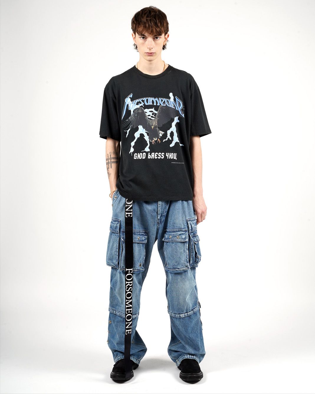 TH EAGLE TEE (BLACK) / Tシャツ ブラック