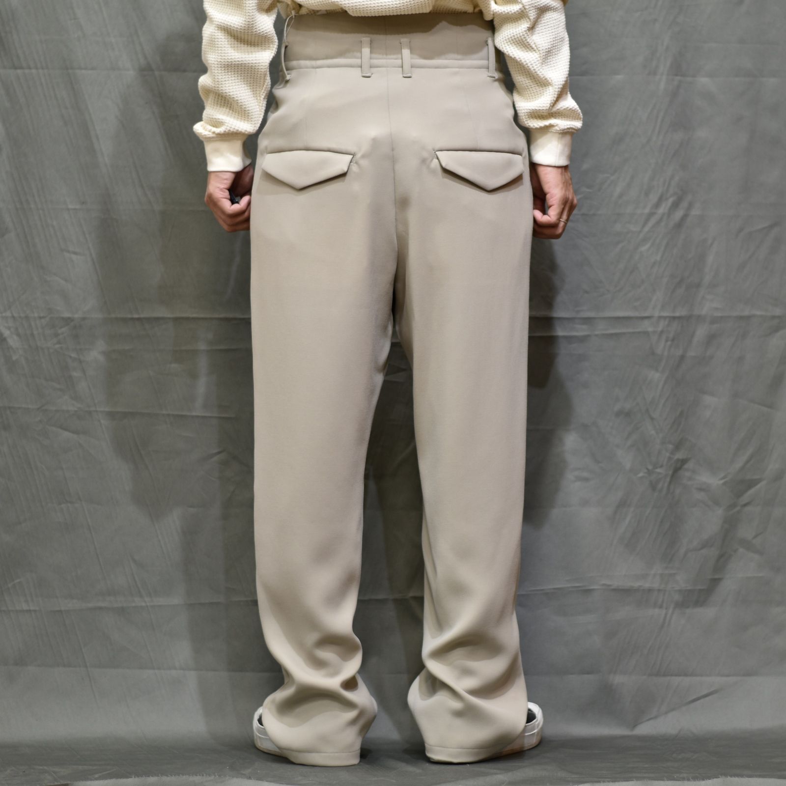 ハイウエストワイドパンツ / LB22SS-PT03-DT (BISCUIT)
