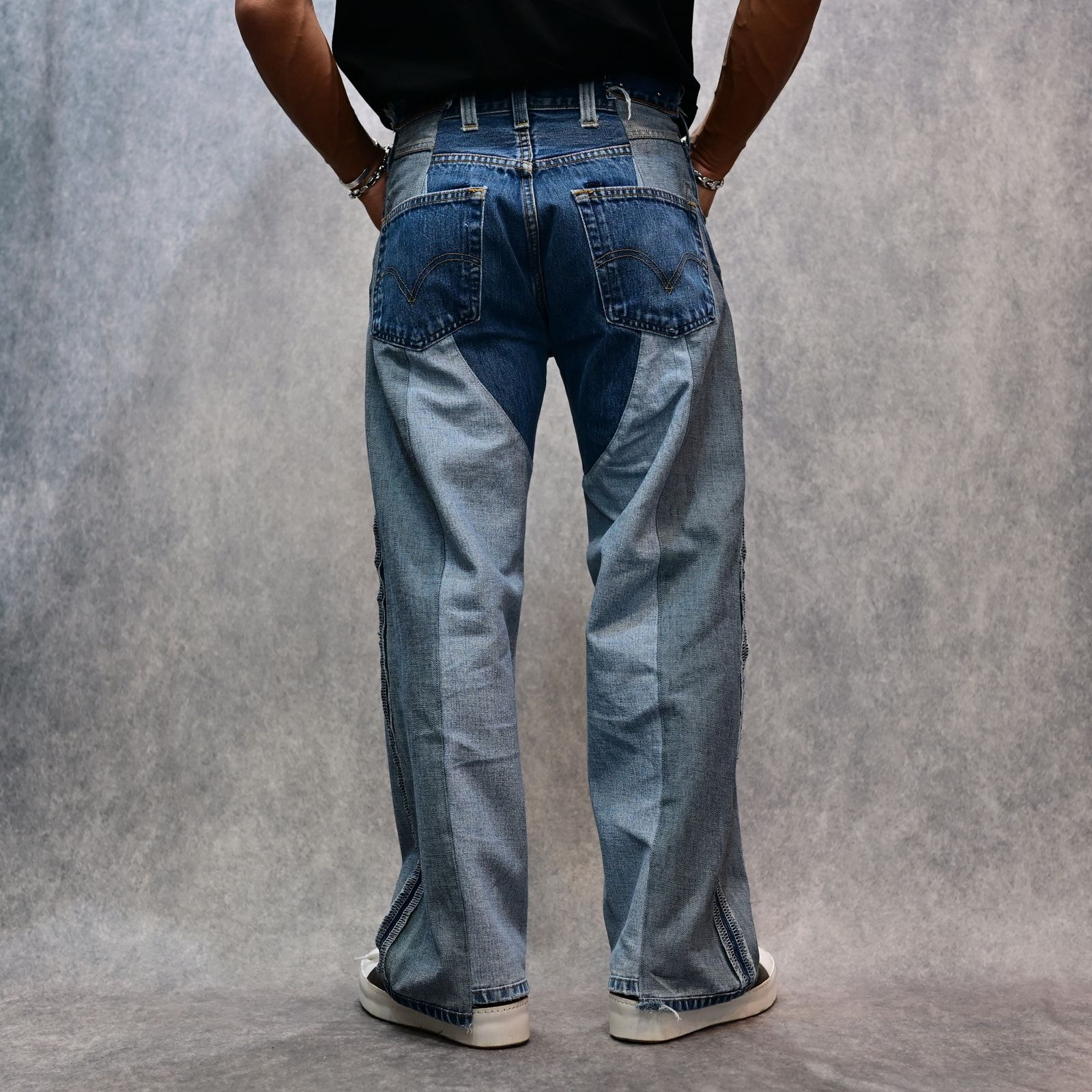OLD PARK×MINEDENIM Inside out Chaps Jeans （USS） / MND-25SSOP002