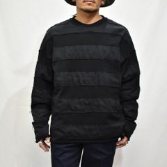 Bold Denim Border Crew neck Pullover