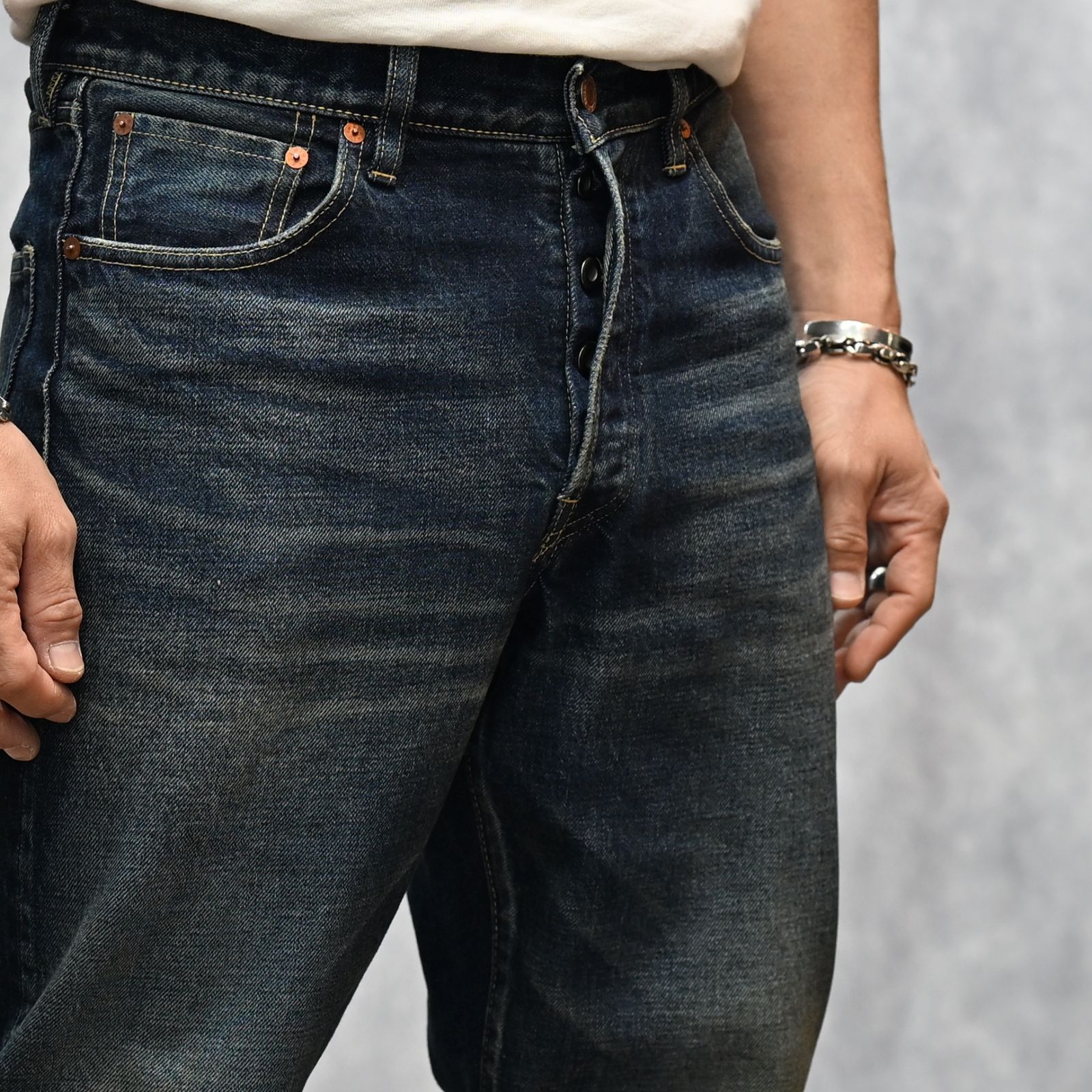 L.Straight 5pocket USD ｜ルーズストレート デニムパンツ｜2604-1001