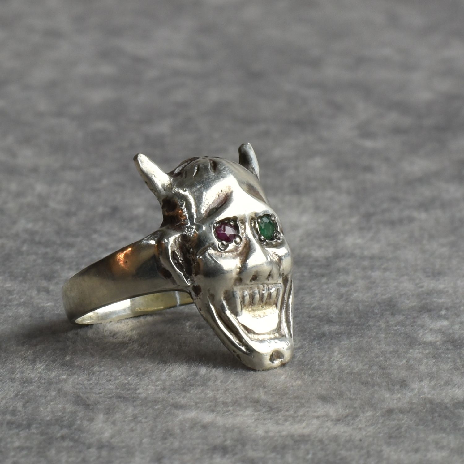 Silver925 Pinky Ring "DEVILWIFE" (SILVER) / ピンキーリング
