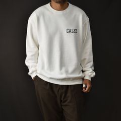 SYNDICATE RETRO GIRL CREW NECK SW (WHITE) / レトロ ガール クルーネック スウェット