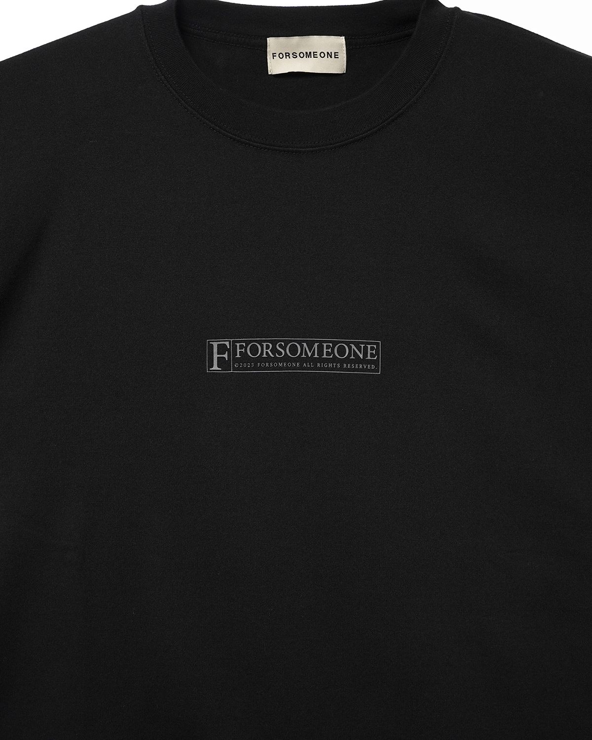 FORSOMEONE - COMPANY TEE (BLACK) / Tシャツ ブラック | chord online