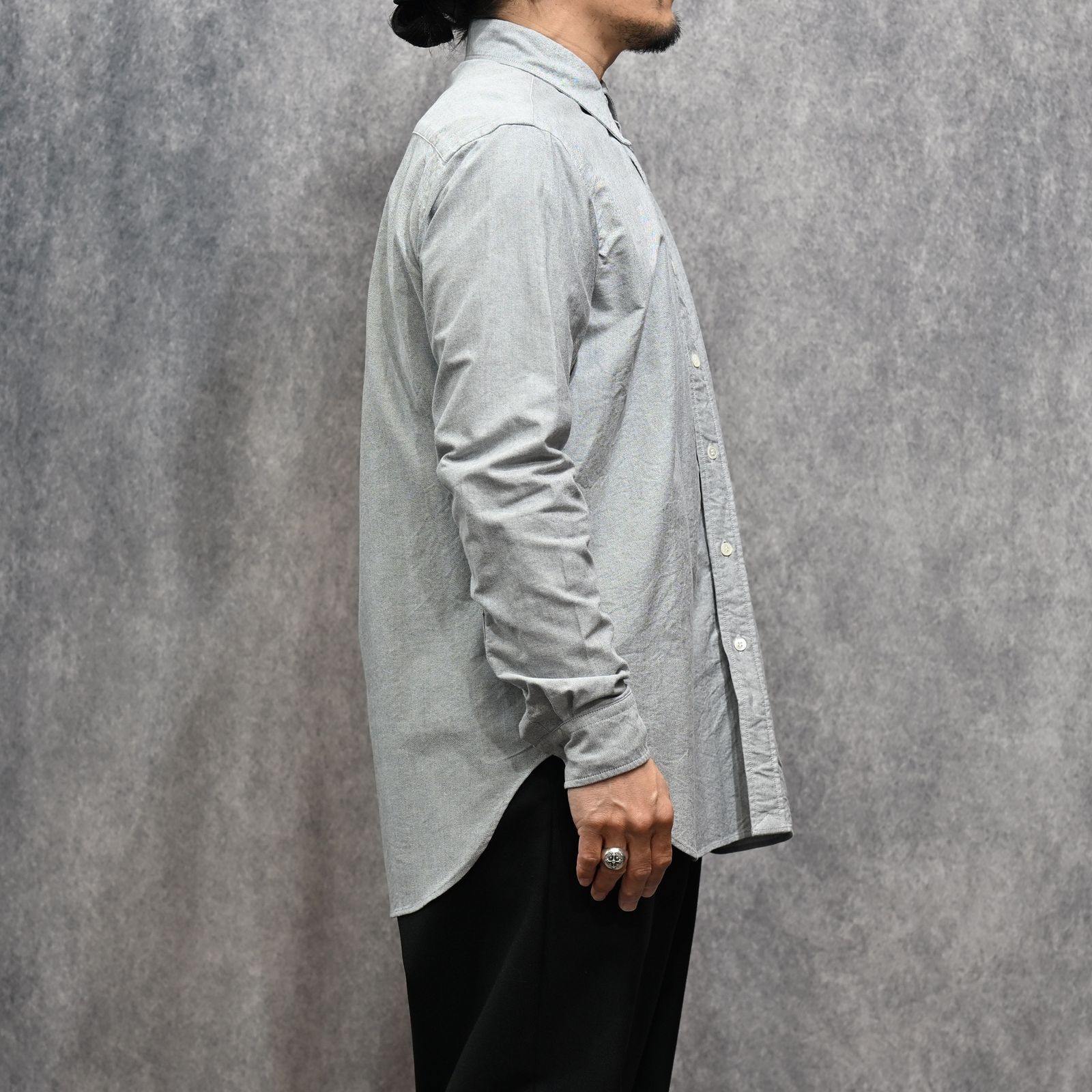 Classic Oxford BD SH （LGY）｜オックスフォード ボタンダウンシャツ｜2603-5002