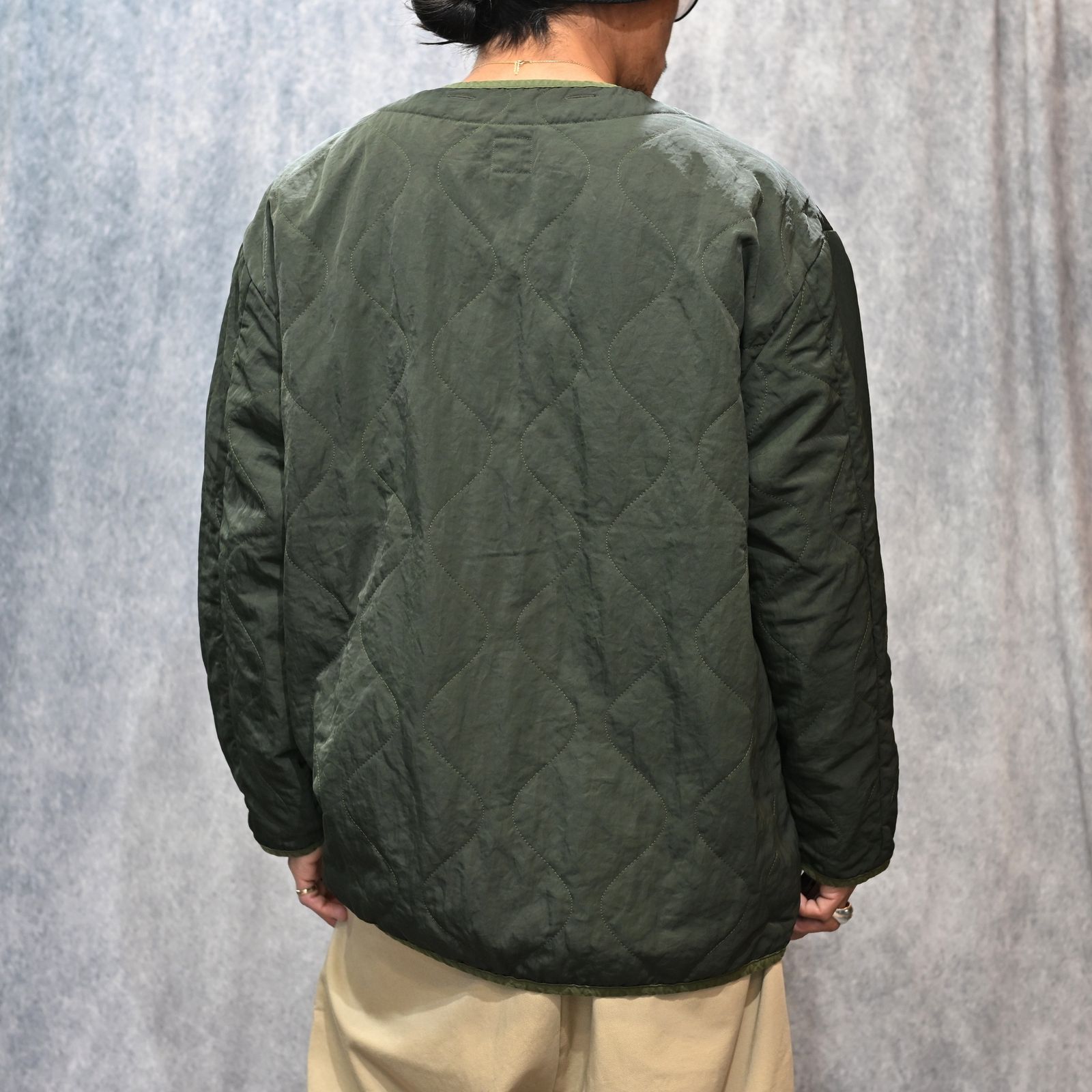 SUPER NYLON MILITARY LINER (OLIVE)|スーパーナイロン ミリタリー ライナー ジャケット (オリーブ) PC-015-2014-52
