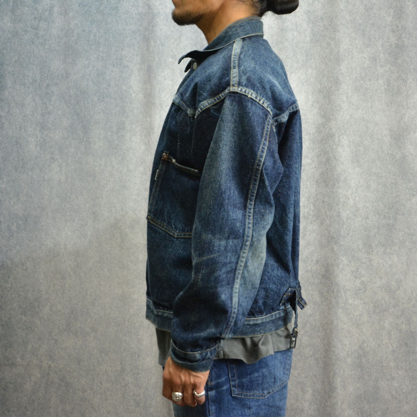 New Manual - #029 WWⅡLV T-BACK JACKET （INDIGO） / ⼤戦