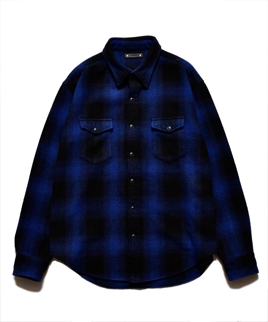 MINEDENIM - Ombre Check Flannel RF Western SH （RPT） / チェック