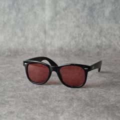 CUTRATE LOGO GLASSES (RED) / カットレイト ロゴ サングラス