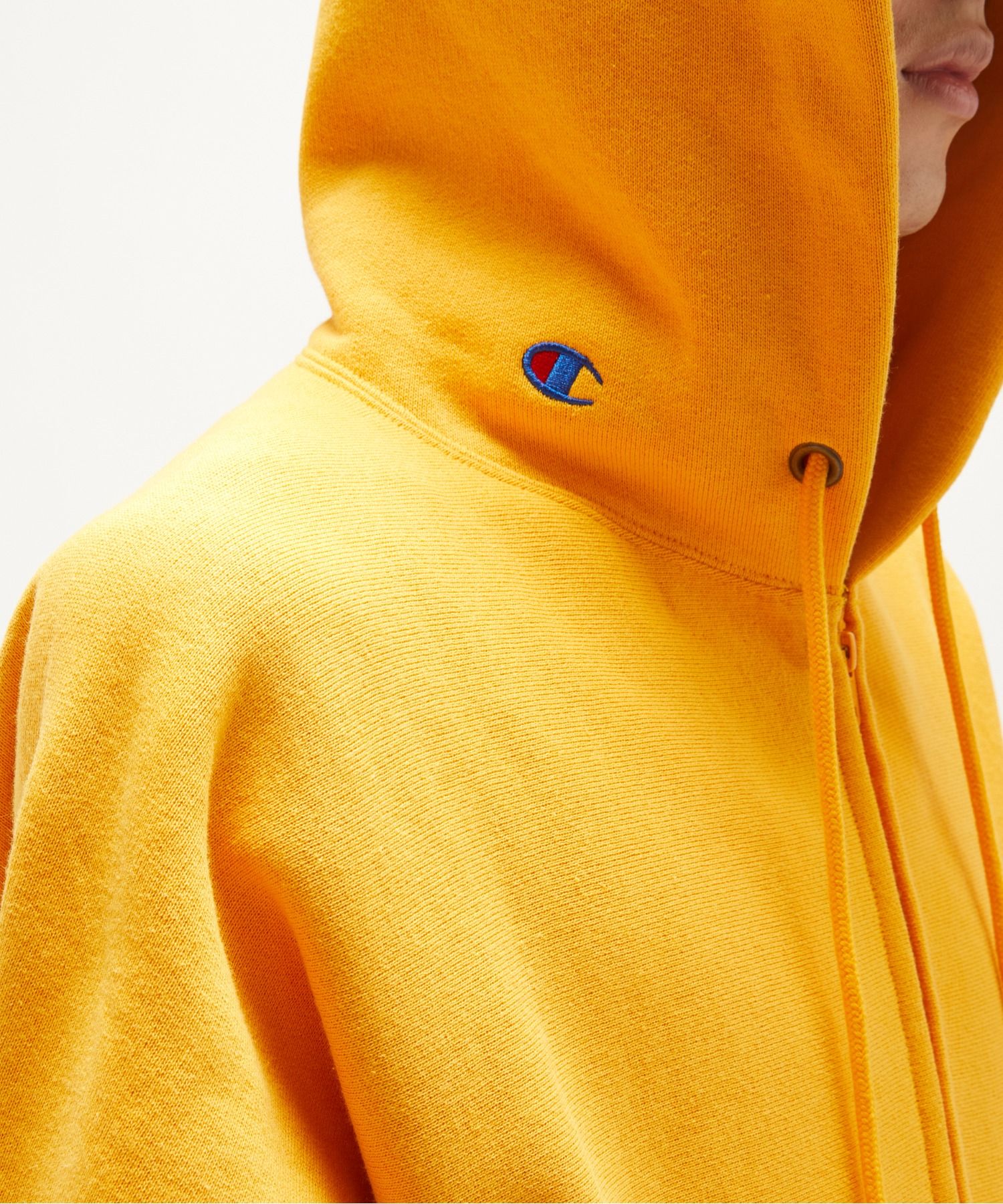 N.HOOLYWOOD - Champion ZIP UP HOODIE （MUSTARD