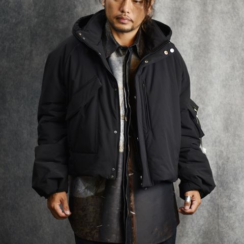 パッティングショートブルゾン / LB24AW-BL03-NBG (BLACK)