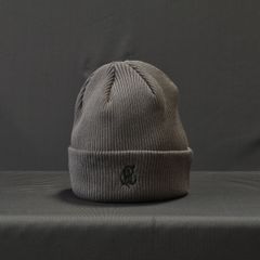 CAL NT LOGO KNIT CAP (CHARCOAL) / ロゴ ニットキャップ